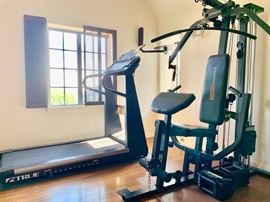 True Treadmill and Power Booster Weight Machine