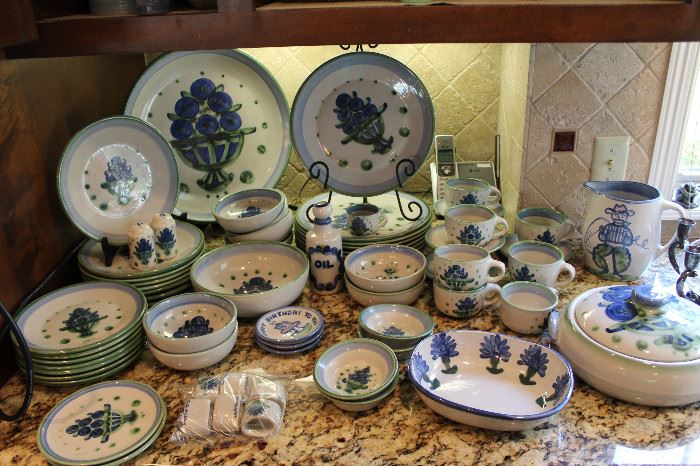 M.A. Hadley Pottery Dishes