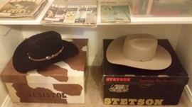 STETSON & RESISTOL 4X BEAVER WESTERN HATS