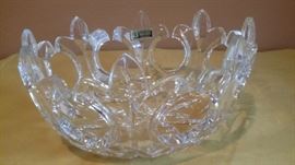 REXXFORD CUT CRYSTAL BOWL...ARTIST SIGNED and NUMBERED ....WEST GERMAN LIMITED EDITION OF 250