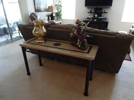 Matching sofa table