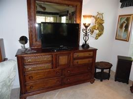 Matching dresser and large mirror