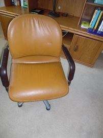 Tan office chair