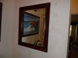 Beveled mirror