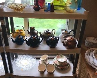 Teapots and glass!