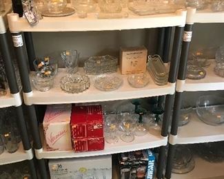 Entertaining pieces and more glass sets of glasses!