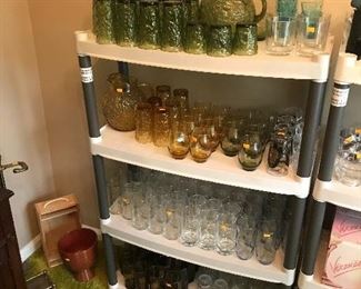 Remember these from the day? Large selection  of glass sets!
