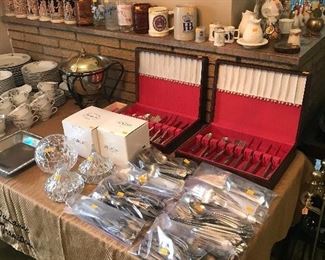 Stainless silverware sets!