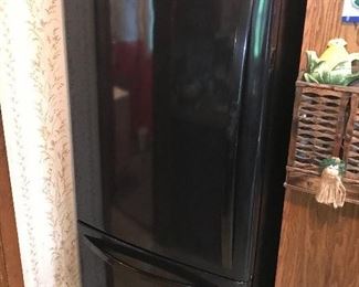 Black Kenmore refrigerator with freezer drawer!