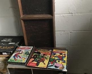 Pioneer speakers stacked behind a Panasonic 8 track player!