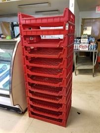 Stack of 12 Bread Crates