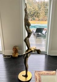 Brass nude Sculpture