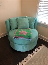 Pottery Barn swivel chair