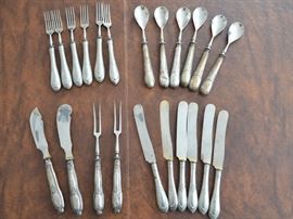 .800 Silver handle flatware