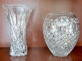 Crystal vases