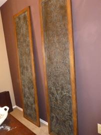 Pair of Metal Wall Hangings