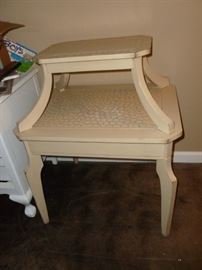 Interesting 2-tier End Table