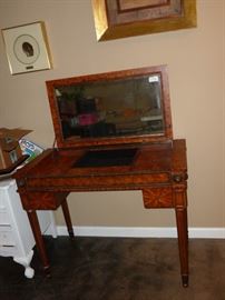 Inside of desk
