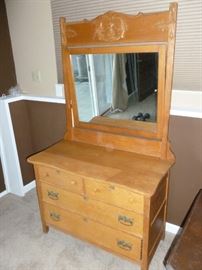 Antique Dresser w/Mirror