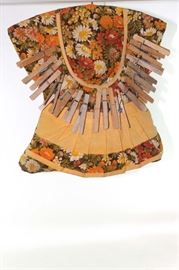 vintage clothespin holder