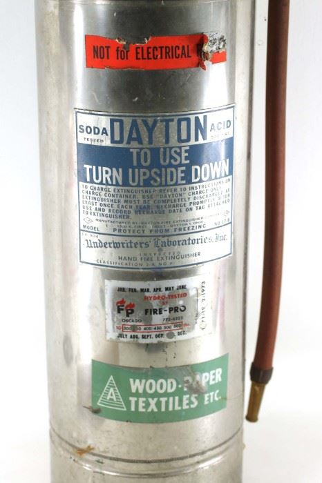 vintage dayton fire extinguisher