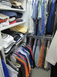 Many stylish dress shirts
