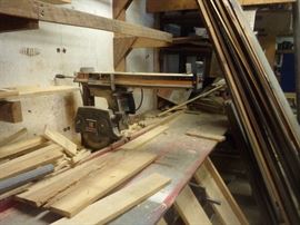 Wood Working equipment and Lumber