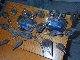 METAL OWL WALL HANGING
