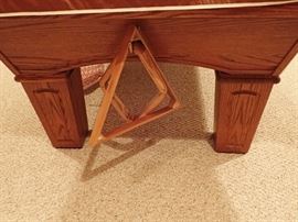 OLHAUSEN - THE BEST IN BILLIARD - TABLES  -- ACCU FAST CUSHION - LEATHER BALL CATCH - 