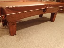 OLHAUSEN - THE BEST IN BILLIARD - TABLES  -- ACCU FAST CUSHION - LEATHER BALL CATCH - 