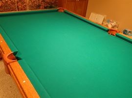 OLHAUSEN - THE BEST IN BILLIARD - TABLES  -- ACCU FAST CUSHION - LEATHER BALL CATCH - 