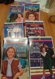 SHIRLEY TEMPLE VHS'S