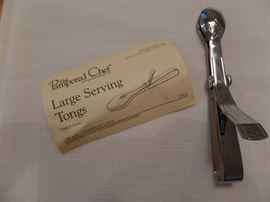 PAMPERED CHEF SERVING TONGS