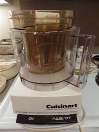 CUISINART WITH ASSORTED CUTTING WHEELS
