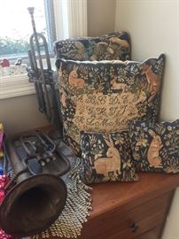 Antique instruments for decoration