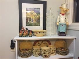 Waverly Garden Room Floral Manor bowls, plates, platter