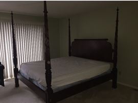 Ethan Allen four poster bed