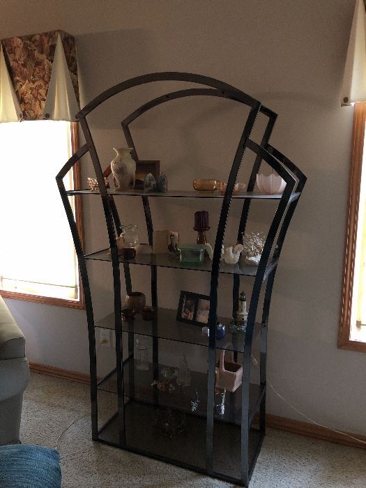 Make a statement for your statement pieces!!  Display cabinet with 4 glass shelves! 