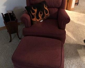 When you’re serious about a nice comfy chair and ottoman!! 