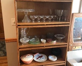Tons of vintage decorative glassware