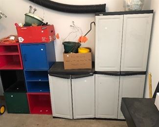 Tons of storage cabinets!