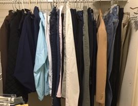 Ladies Jackets, Pants; Men's Pants