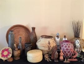 Large Baskets, Ceramic Decorative Pieces