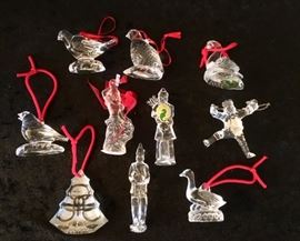 Waterford crystal 12 Days of Christmas Ornaments (11)