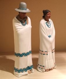 Ceramic Native American Figurines