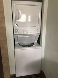 GE Stacking washer and dryer