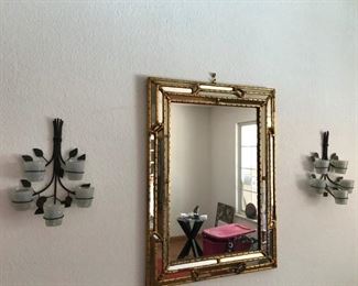 Antique Beveled Mirror 