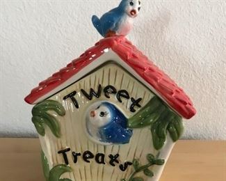 Birdhouse Cookie jar