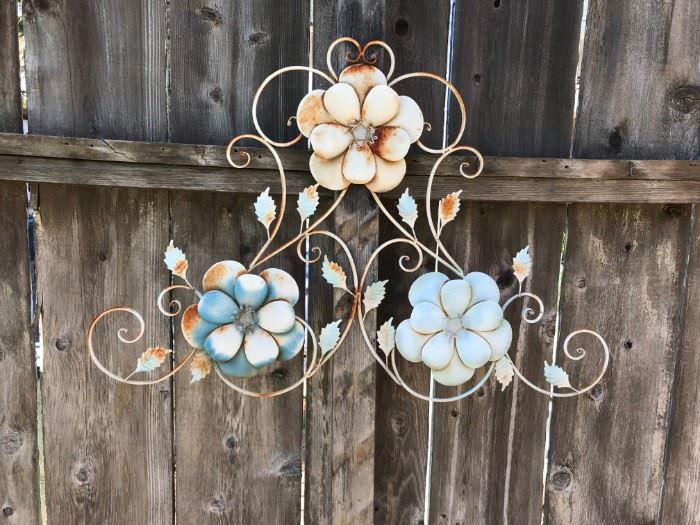 Floral Metal Wall Art 