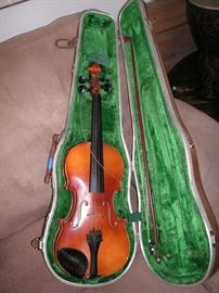 3/4 size violin; Antonius Stradivarius Anton Becker copie, #7705P